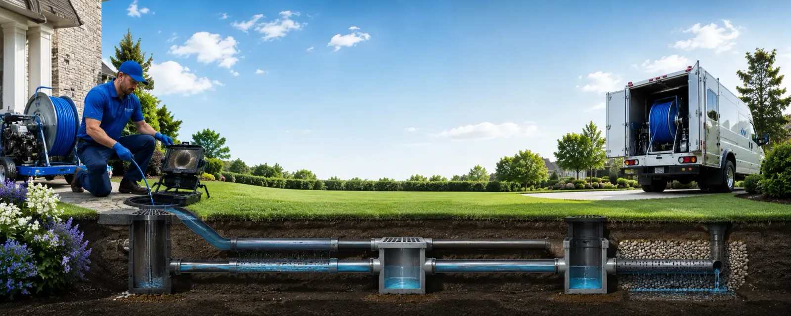 Outdoor drain cleaning information for Gibson Island, MD